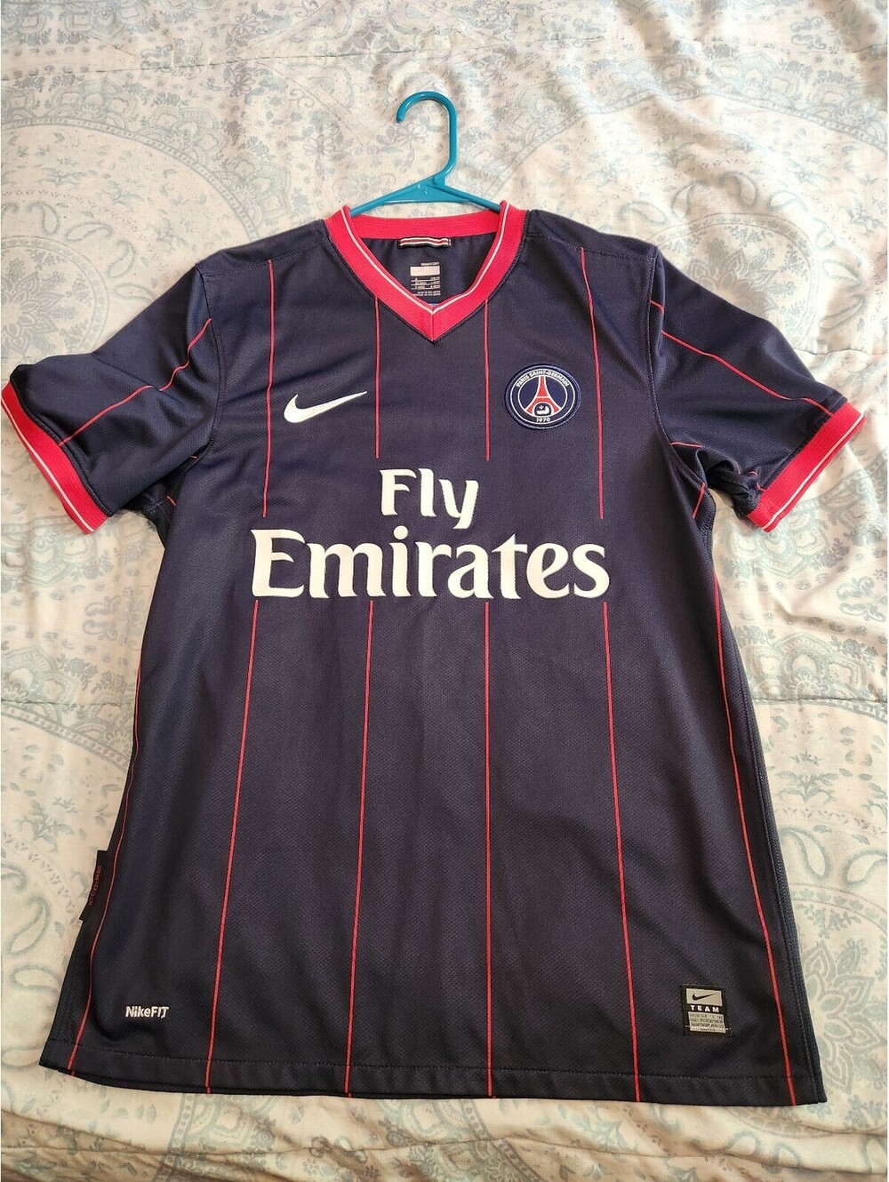 Rare Paris Saint-Germain PSG 2009/2010 France Home Soccer Jersey Size M
